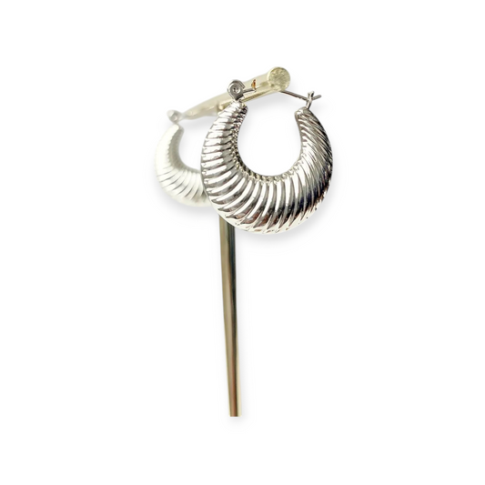 Candongas plateadas y doradas Ximena