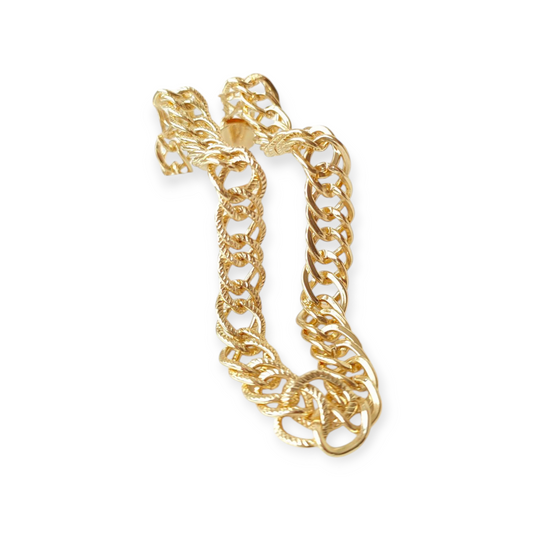 Collar entrelazado dorado