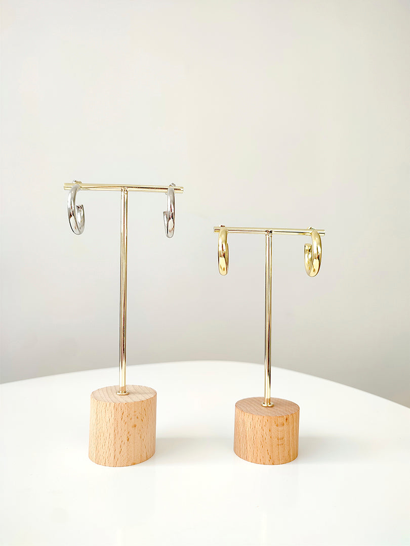 candongas plateadas grandes